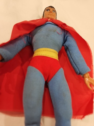 1974 Mego Superman Vintage With Original Outfit Cape And Boots - Picture 6 of 9