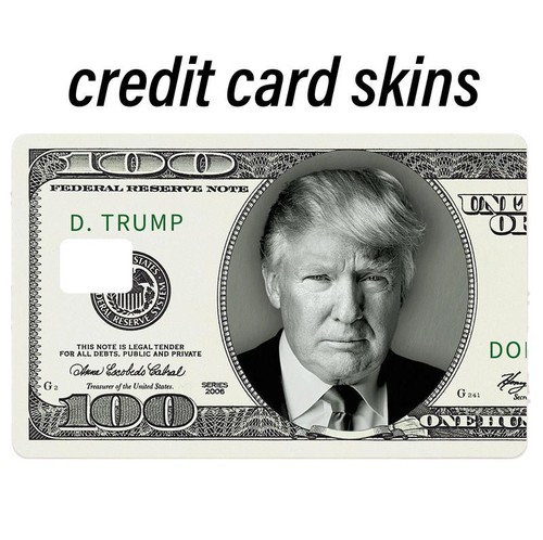 Trump 12 pack combo Credit Card Skin Stickers Skin Card Cover 12 Stickers - Picture 4 of 5