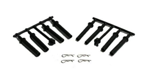 ABC Hobby 66200 Extended Body Post / Black Free Ship w/Tracking# New from Japan - Picture 3 of 3