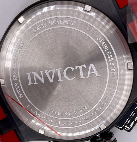 Invicta Speedway Swiss Ronda Kaliber 5050.C Herrenuhr - 52mm, Rot (37953) - Bild 5 von 12