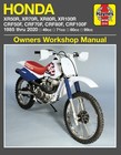 Honda XR50/70/80/100R CRF50/70/80/100F Haynes Repair Service Manual book