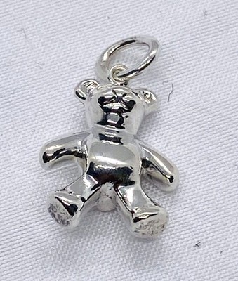 Tiffany & Co Sterling Silber 925 Teddybär Charm Anhänger