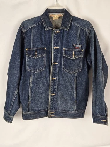 Vintage 1980's Retro Coca-Cola Denim Jean Jacket Large