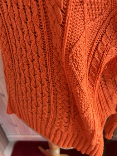 POLO BY RALPH LAUREN LADIES PINK JUMPER Orange Jumper Orange Hoody UK 12/14 - Picture 10 of 22