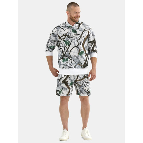 Peanuts Herren Gr. XL 46-48 Snoopy in Camo Grafik Fleece Hoodie Sweatshirt NEU - Bild 22 von 24