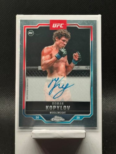 2025 Topps Chrome UFC - Roman Kopylov Rookie Signature #CRA-RK (RC) - Picture 1 of 2