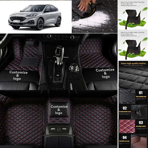For Ford Escape Car Floor Mats Custom Waterproof Auto Liners Carpets - Imagen 2 de 36