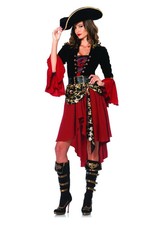 Cruel Seas Captain Pirate Costume Womens