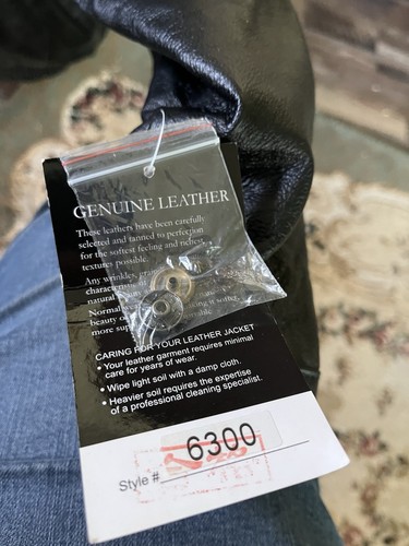 Burk's Bay Style 6300 Leder außen 100% Nylon Autozone Duralast schwarz klein - Bild 2 von 4