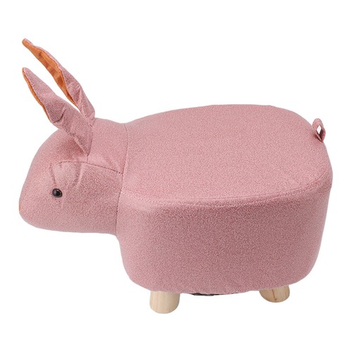 (Pink )Cute Animal Footstool With Soft Padded Cushion And Prevent Slip - Picture 14 of 24