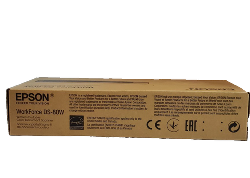 Epson Workforce DS-80W Wireless Portable Color Document Scanner - Picture 3 of 6