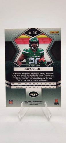 2022 Panini Mosaic - Breece Hall #307 Camo Pink Mosaic Prizm (RC) - Picture 2 of 2