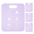  4-teiliges Wäschefaltgerät: Hemdenfaltbrett, Wäscheorganizer, tragbarer