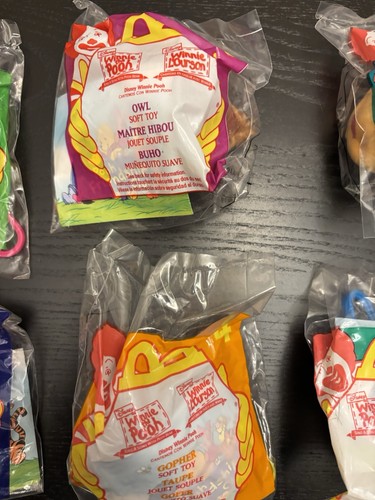 Sealed NIP 1999 McDonald's Happy Meal Toys Winnie the Pooh Complete Set of 8 - Picture 3 of 12
