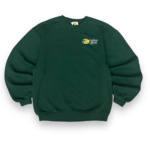 Vintage Y2K Bass Pro Shops Staff Sweatshirt Angeln Outdoor grün Small