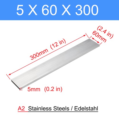 Stainless Steel Flat Bar 3mm - 8mm Thickness Many Sizes & Lengths Grade 304 GS - Picture 82 of 139