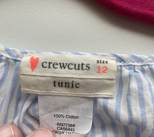 J Crew-Crewcuts & Peek (Lot of 2) Girls Size 12 EUC Blouses Long Sleeve Cotton - Picture 4 of 16