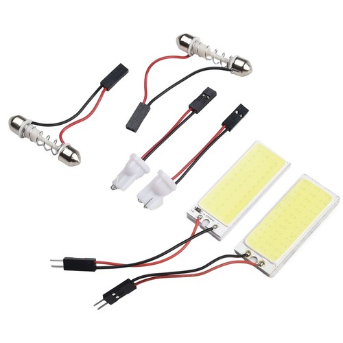 Car Panel Lamp COB LED Panels Dome Interior LED Super White With Adapters - Picture 7 of 19