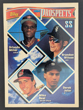 1994 Topps #158 Derek Jeter /O. Miller/B. Wilson/M. Neal - UER See Description