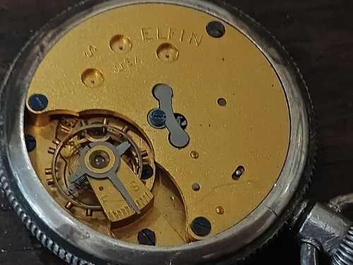 Antike Elfe massiv Sterling Silber .925 Filligre RAR Taschenuhr Damen 22g - Bild 9 von 10