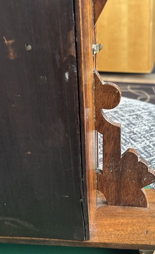 Reloj Waterbury Pan de Jengibre Estante AntiguoProbablemente Fecha 1890 Roble? Llave de Péndulo - Imagen 9 de 15