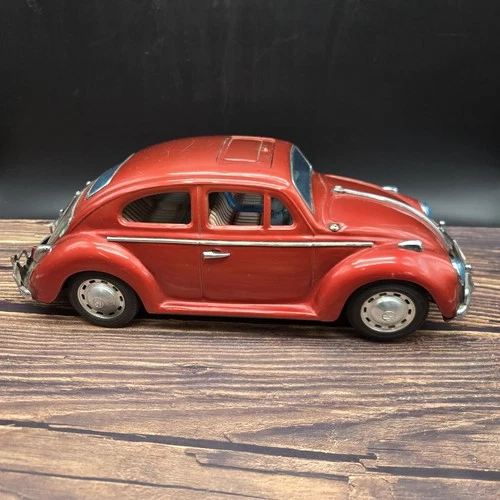 Bandai Bump N Go Tin Volkswagen Beetle Japan NON WORKING Vintage