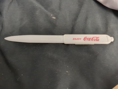 Coca Cola white plastic letter opener - Picture 2 of 5