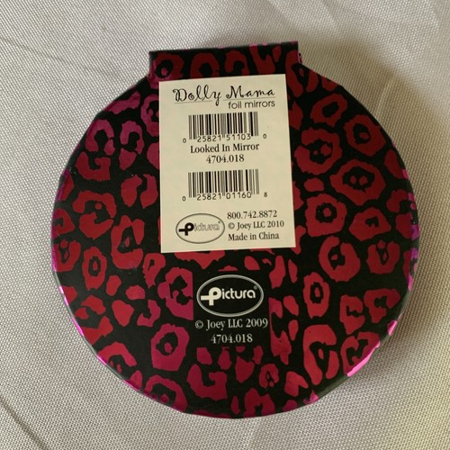 DOLLY MAMA COMPACT FOIL MIRROR 'I Looked In The Mirror…..Mother Doing There!’ - Picture 5 of 6