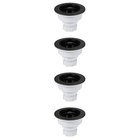 Set of 4 Sieb Für Spülbecken Abflussfilter Küchensieb Abtropfensieb