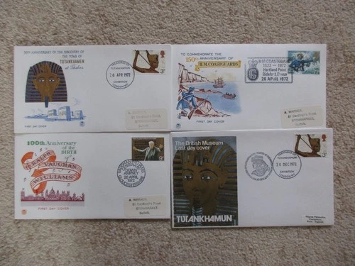 1972 GENERAL ANNIVERSARIES SET OF 3 STUART FIRST DAY COVERS, SPECIAL H/S + BRIT