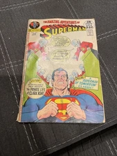 The Amazing Adventures Of Superman Comic #247 Acceptable Condition