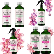 Orchid Fertilizer Concentrate & Spray – Premium Orchid Plant Food & Care Set