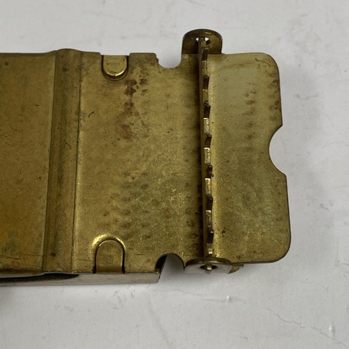 Hebilla de cinturón de latón macizo vintage de los Boy Scouts of America años 1970-1980 1,5 X 2,25" - Imagen 4 de 7