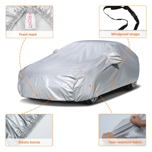 Car Cover Outdoor Dust UV All Weather Protection For BMW 6 Series 650i 635CSi - Picture 2 of 14