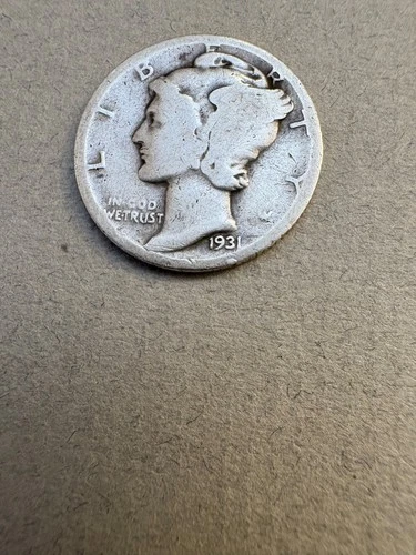 1931 D Mercury Dime In GOOD Condition.  Better Date.