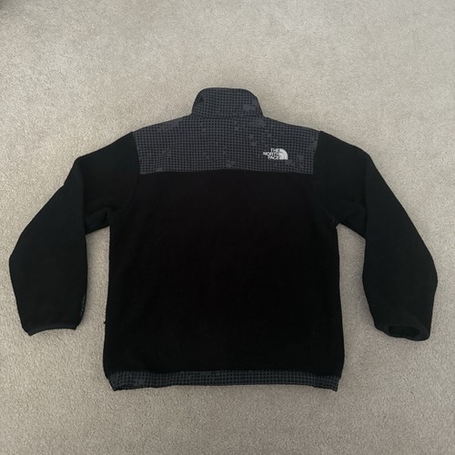 The North Face Jacket Boys Medium Black Full Zip Fleece Polartec Pocket Outdoor - Picture 6 of 6