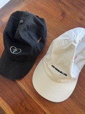 Cool pair of Baseball Caps with unique embroidered designs 2