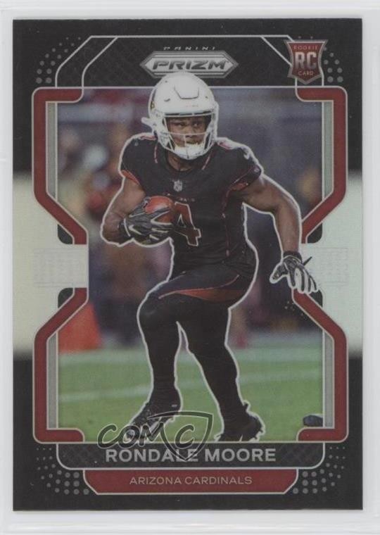 2021 Panini Chronicles Prizm Black Silver Prizm Rondale Moore #PB-22 Rookie RC