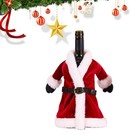  Weihnachten Weinflasche Kleid Rote Flaschentaschen Wrap Weinflasche Beutel
