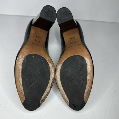 Tacones de tacón Donald J Pliner de cuero negro talla 6,5 M - Imagen 9 de 11