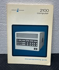 Hewlett Packard HP 2100 Microprogramming Guide EXTREMELY RARE