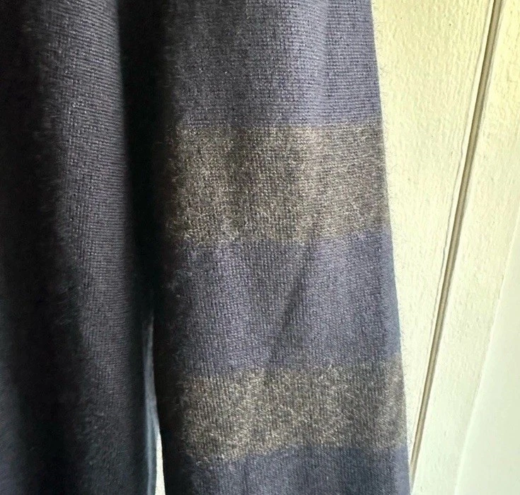 Belstaff Dark Navy Crewneck Cashmere Silk Sweater US L - Image 3 of 4