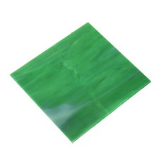 Stained Glass Sheet Mosaic Tile 3.9 Inch x 3.9 Inch, Dark Green