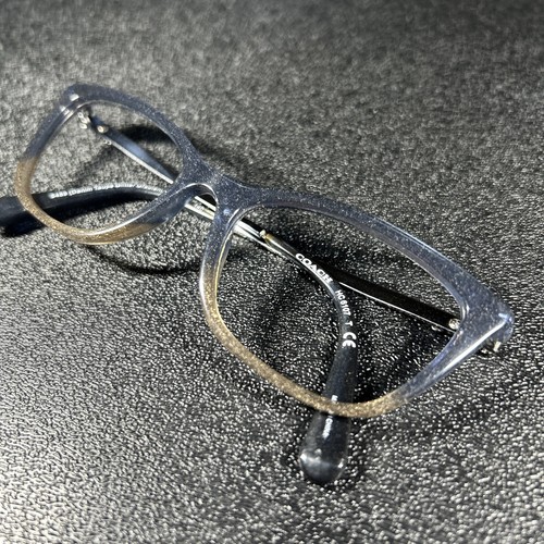 COACH HC6107 5489 Eyeglasses Denim Taupe Glitter Gradient 52-17-140 Authentic - Picture 21 of 23