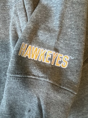 Iowa Hawkeyes Full Zip Sweatshirt Mens 2XL Long Sleeve Gray NWT Caitlin Clark - Picture 4 of 7