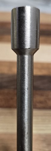 Menorah Hanukkah Rectangle Modern Industrial Silver Tone Black Velvet Bottom... - Picture 5 of 10