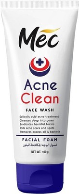New Mec Acne Clean Face Wash 100g, Remove Access Oil | Free Shipping Worldwide