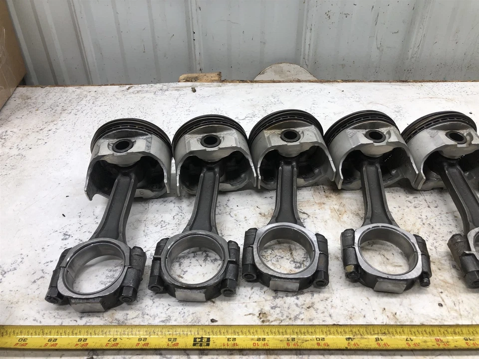 Yamaha Sterndrive 5.7 L 350 V8 GM Barco Marino Motor varillas y pistones Foto 3 de 4