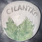 Garden Plant / Herb Markers, Resin Garden Stone Cilantro