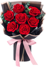 Flower Bouquet Flowers for Delivery Prime 7-Piece Preserved Roses Bouquet Gift f